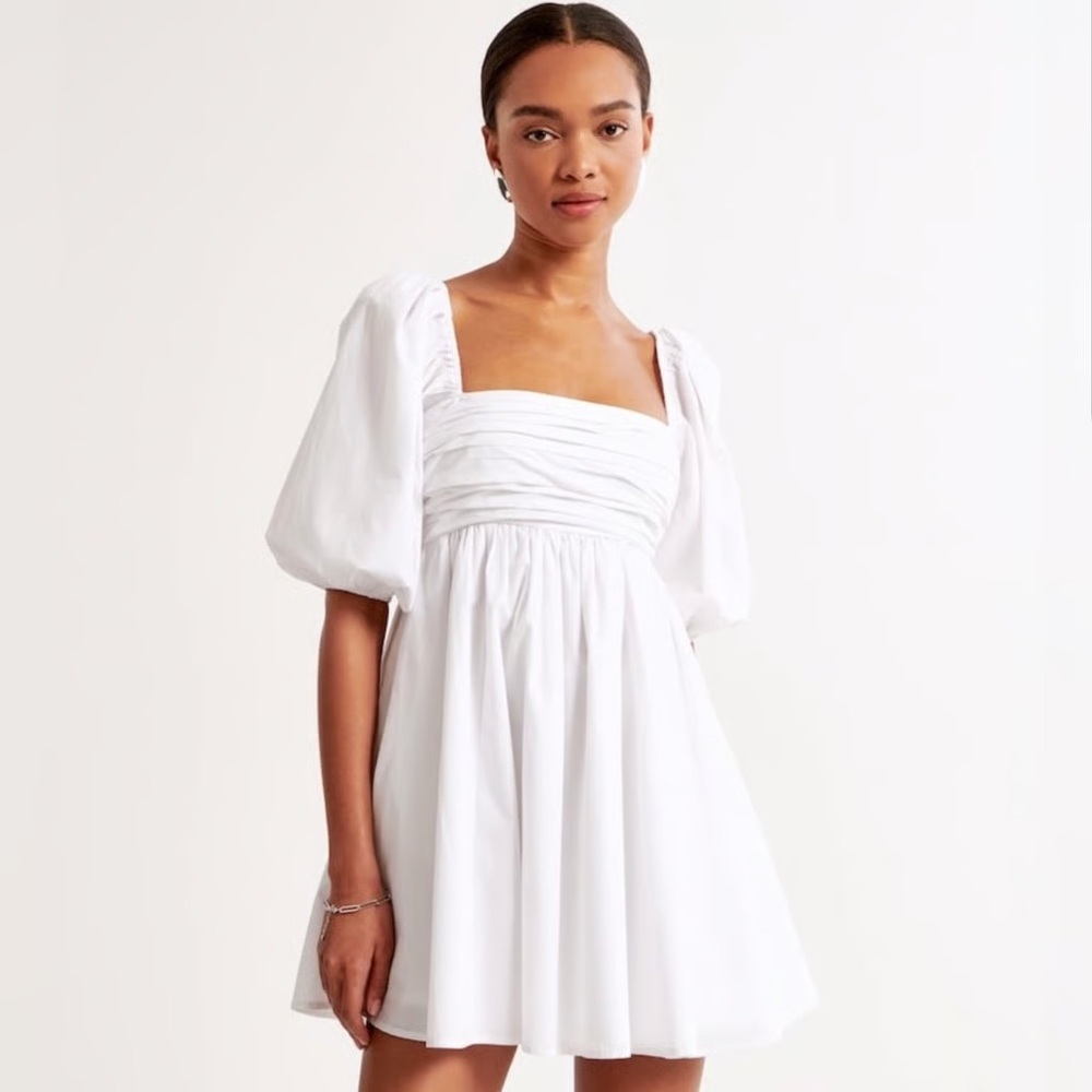 Emerson Poplin Puff Sleeve Dress